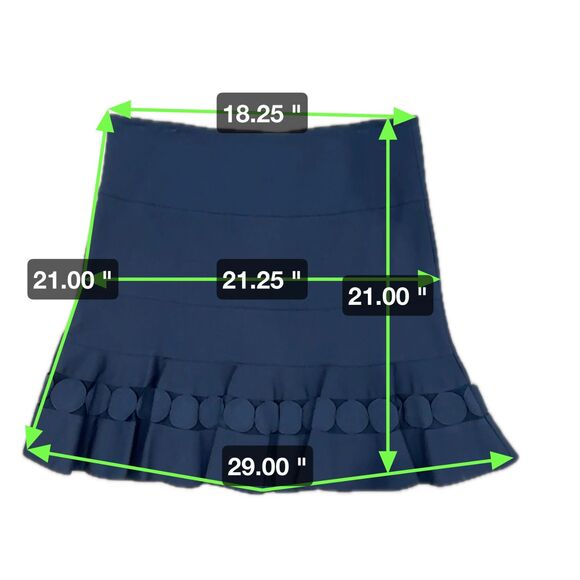 Akris Punto Skirt Suit Set in Navy Blue - Women's size 14 - Picture 10 of 12